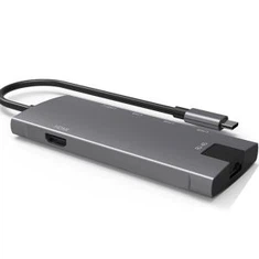 6 az 1-ben USB C Hub HDMI adapter Ethernettel