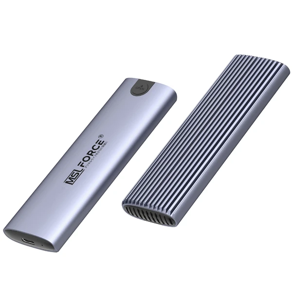 M.2 SSD külső ház USB C Thunderbolt 4 kompatibilis