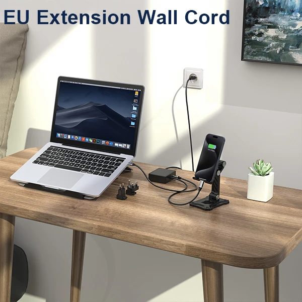 PD100W Extension Wall Cord Plug EU Charger